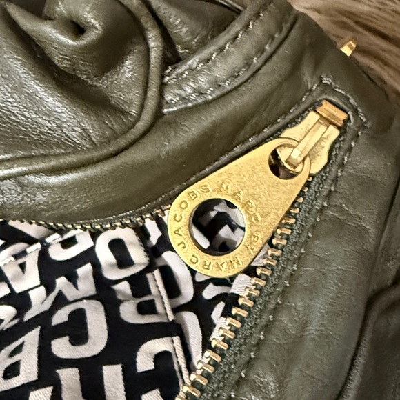 Marc Jacob’s totally turnlock Benny Satchel Leather Shoulder bag meduim - Picture 7 of 10